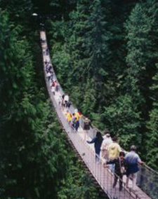 Vancouver limousine company, Capilano Bridge